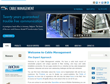 Tablet Screenshot of mh-cablemanagement.com